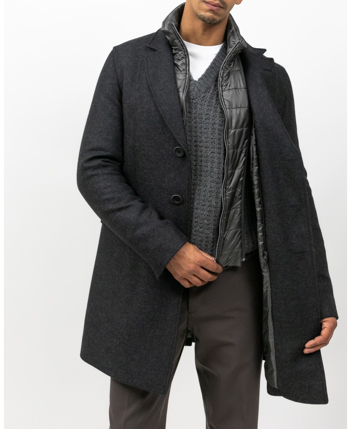 Herno - Cappotto Imbottito Grigio Uomo CA000202U 33432R 949 I25