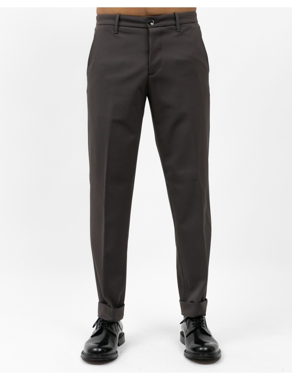 Nine In The Morning - Pantalone Giove Marrone Uomo GVE58 S37 MORO I25