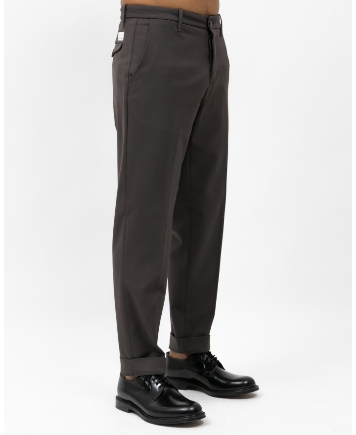 Nine In The Morning - Pantalone Giove Marrone Uomo GVE58 S37 MORO I25