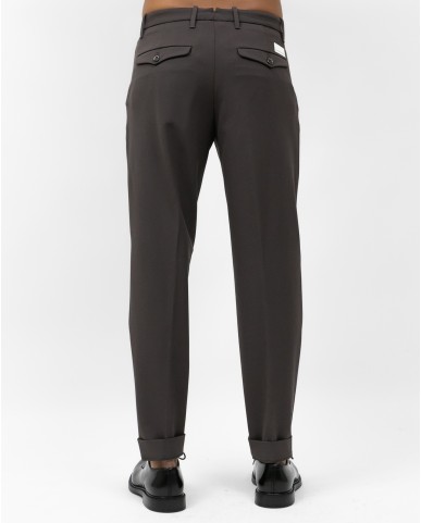 Nine In The Morning - Pantalone Giove Marrone Uomo GVE58 S37 MORO I25