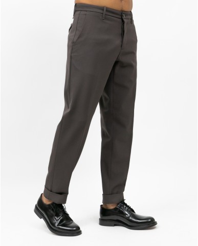 Nine In The Morning - Pantalone Giove Marrone Uomo GVE58 S37 MORO I25