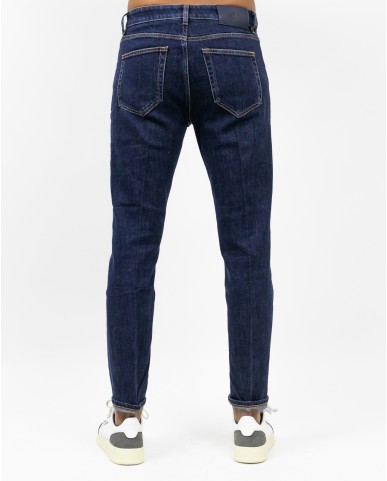 Pt Torino - Jeans Denim Scuro Uomo Uomo C5TP05B0 SK42 I25