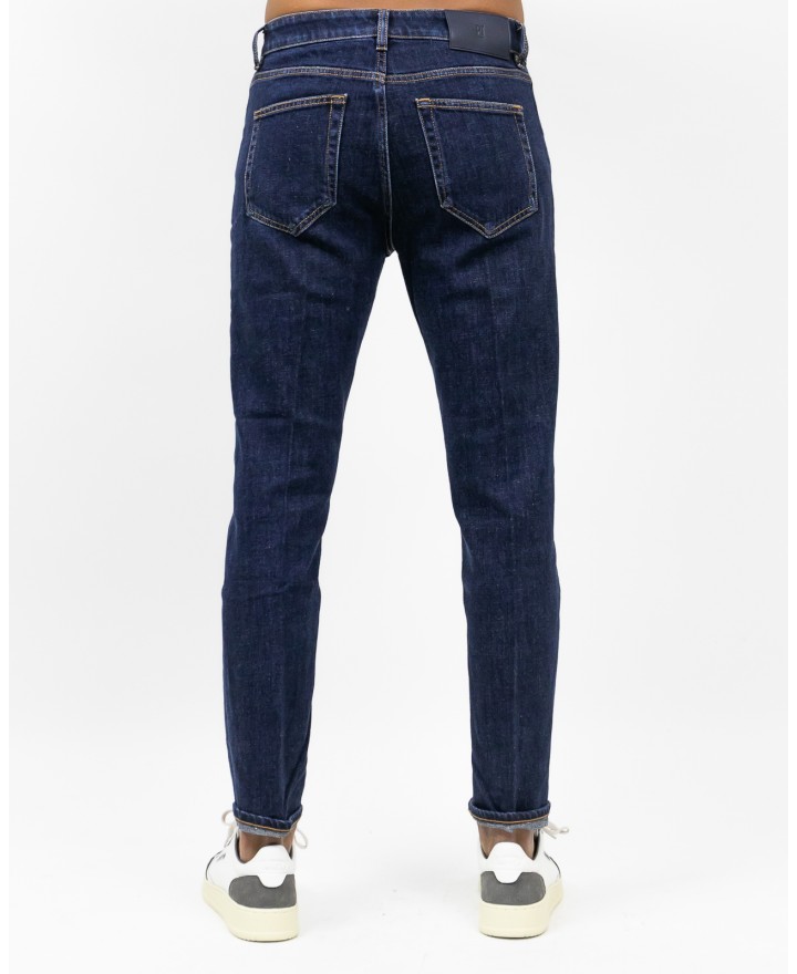 Pt Torino - Jeans Denim Scuro Uomo Uomo C5TP05B0 SK42 I25