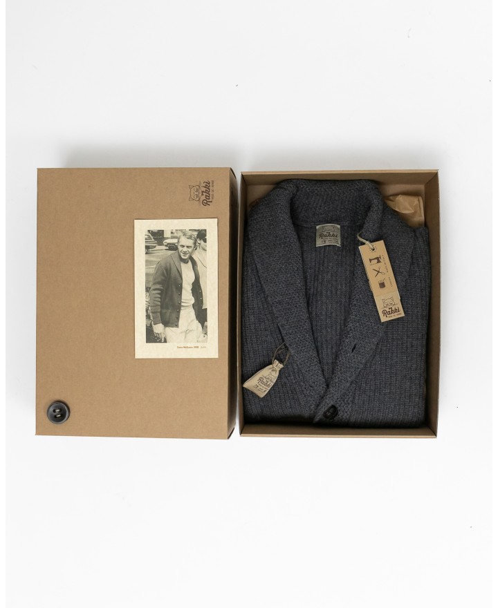 Rakki - Cardigan Renegade Antracite Uomo  RENEGADE ANTRACITE I25