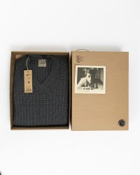 Rakki - Maglia Scollo V Grigia Uomo MADLY ANTRACITE I25