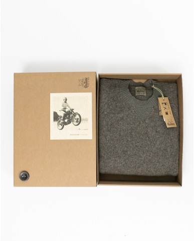 Rakki - Maglia Girocollo Virgil Castoro Uomo  VIRGIL CASTORO I25