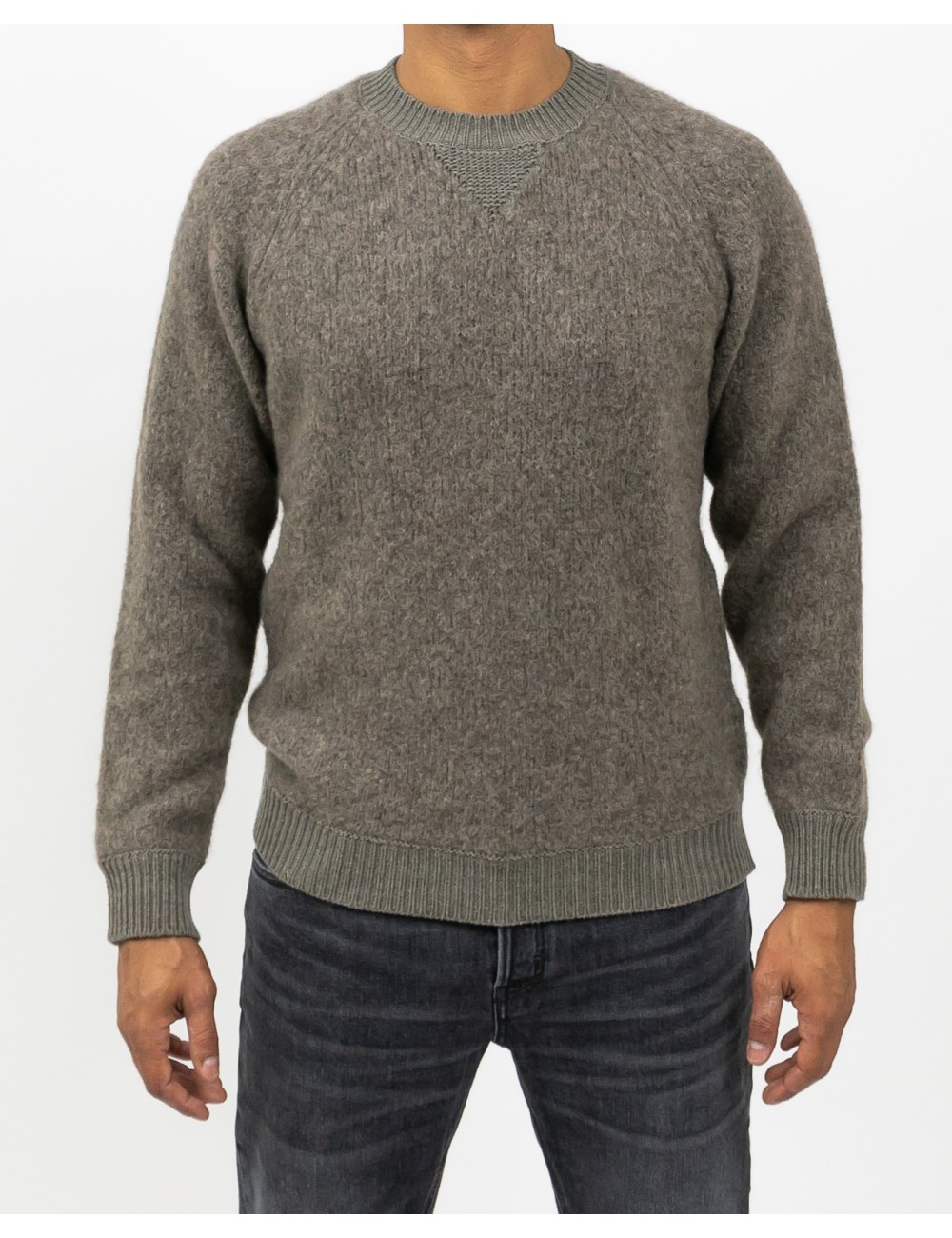 Rakki - Maglia Girocollo Virgil Castoro Uomo  VIRGIL CASTORO I25