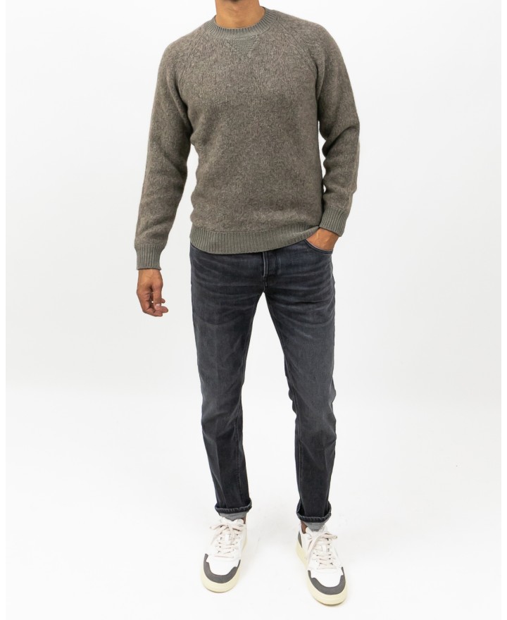 Rakki - Maglia Girocollo Virgil Castoro Uomo  VIRGIL CASTORO I25