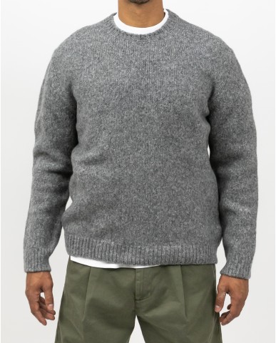 Settefili - Men's Gray Crew Neck RAVEL6H VE7 I25