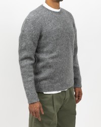 Settefili - Men's Gray Crew Neck RAVEL6H VE7 I25