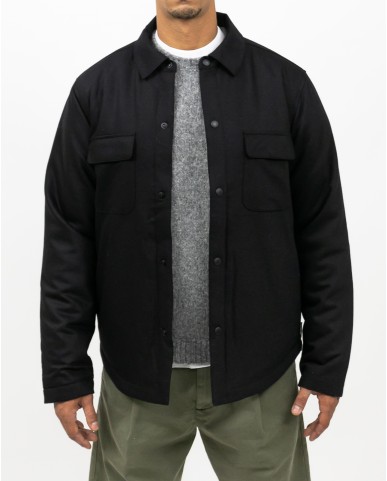 A Trip In A Bag - Giacca Camicia Reversibile Nera Uomo ATD6820 004 BLACK I25