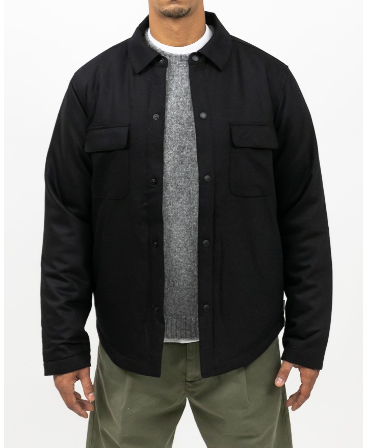 A Trip In A Bag - Giacca Camicia Reversibile Nera Uomo ATD6820 004 BLACK I25