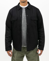 A Trip In A Bag - Giacca Camicia Reversibile Nera Uomo ATD6820 004 BLACK I25