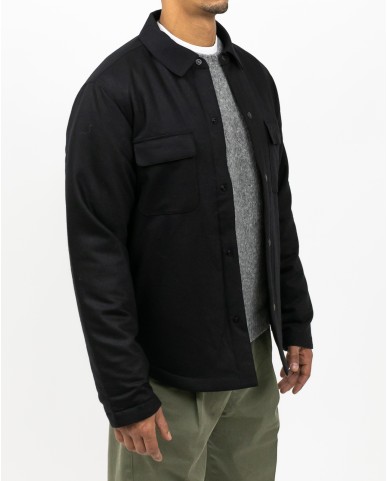 A Trip In A Bag - Giacca Camicia Reversibile Nera Uomo ATD6820 004 BLACK I25
