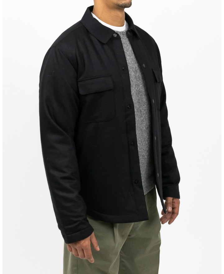 A Trip In A Bag - Giacca Camicia Reversibile Nera Uomo ATD6820 004 BLACK I25