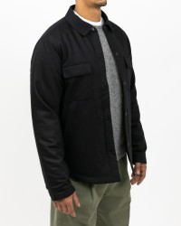 A Trip In A Bag - Giacca Camicia Reversibile Nera Uomo ATD6820 004 BLACK I25