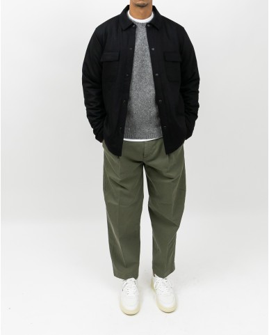 A Trip In A Bag - Giacca Camicia Reversibile Nera Uomo ATD6820 004 BLACK I25