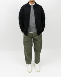 A Trip In A Bag - Giacca Camicia Reversibile Nera Uomo ATD6820 004 BLACK I25