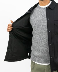 A Trip In A Bag - Giacca Camicia Reversibile Nera Uomo ATD6820 004 BLACK I25