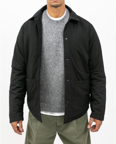 A Trip In A Bag - Giacca Camicia Reversibile Nera Uomo ATD6820 004 BLACK I25