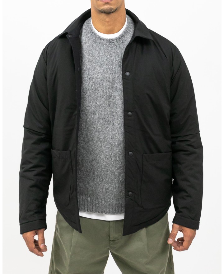 A Trip In A Bag - Giacca Camicia Reversibile Nera Uomo ATD6820 004 BLACK I25