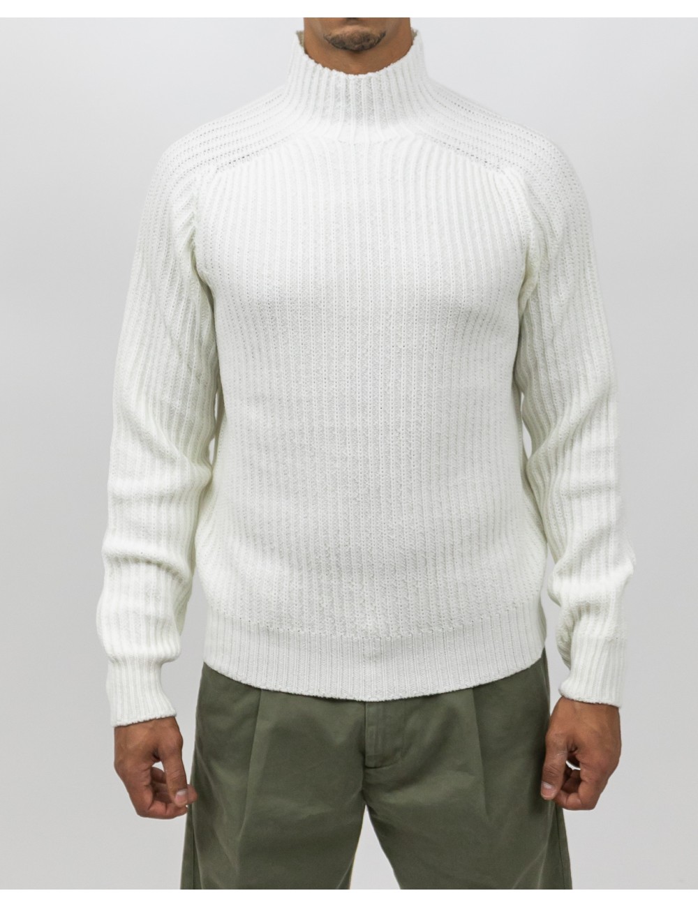 A Trip In A Bag - Lupetto Bianca Uomo ATF7030 012 IVORY I25