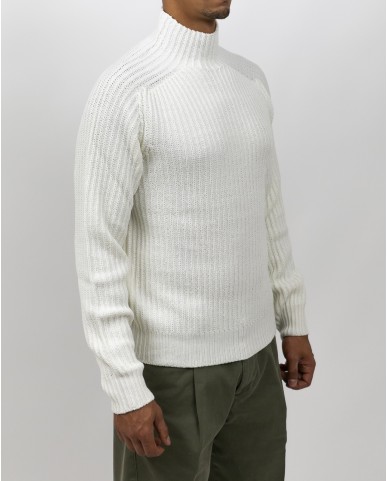 A Trip In A Bag - Lupetto Bianca Uomo ATF7030 012 IVORY I25