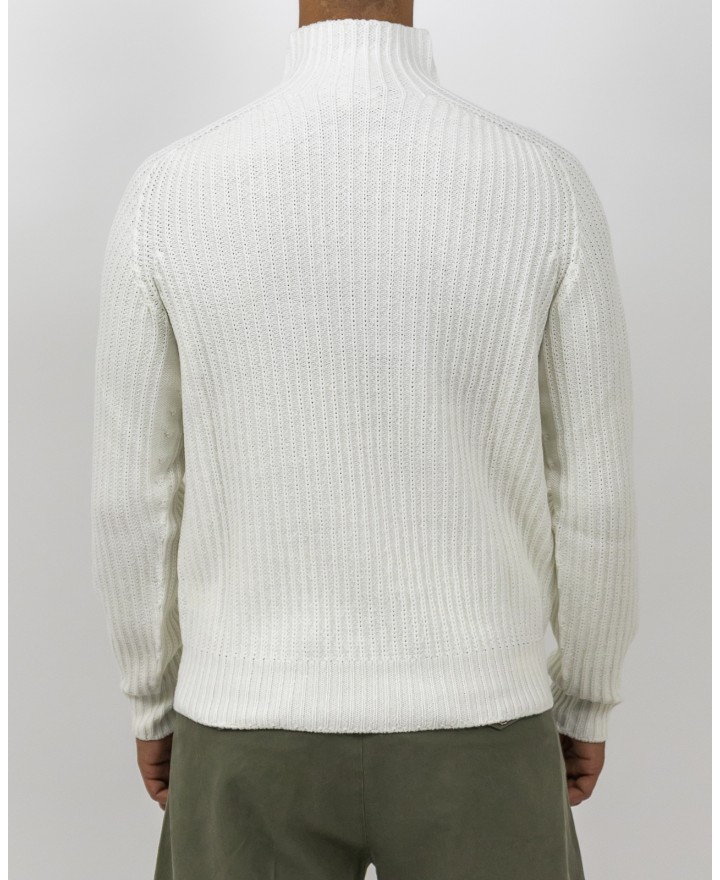 A Trip In A Bag - Lupetto Bianca Uomo ATF7030 012 IVORY I25