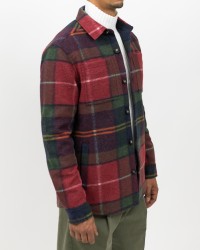 Barbour - Giacca Camicia Berry Rossa Uomo MOS0400 TN69 I25