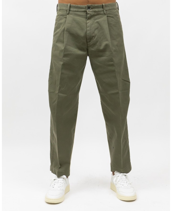 Nine In The Morning - Giulio Oliva Men's Trousers GIG23SQ A13 OLIVA I25