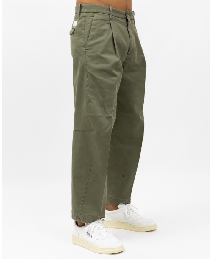 Nine In The Morning - Giulio Oliva Men's Trousers GIG23SQ A13 OLIVA I25