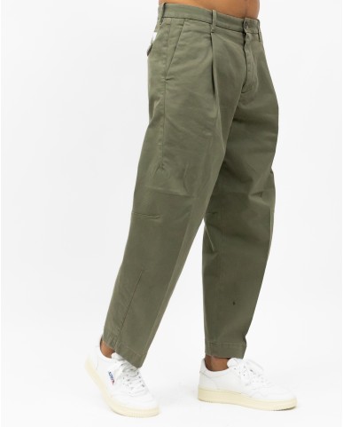 Nine In The Morning - Giulio Oliva Men's Trousers GIG23SQ A13 OLIVA I25