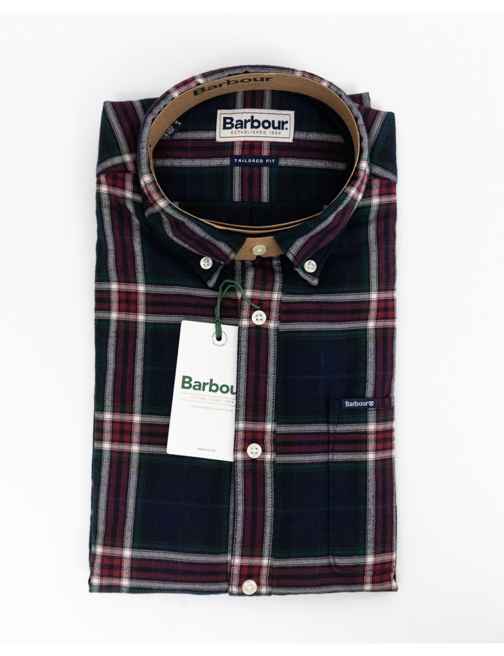 Barbour - Camicia Blu/Rossa Uomo MSH4995 BL53 I25