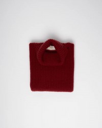 Davantino - Collo Alto Lana Bordeaux Donna DAV01 02 BORDEAUX I25