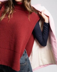 Davantino - Collo Alto Lana Bordeaux Donna DAV01 02 BORDEAUX I25