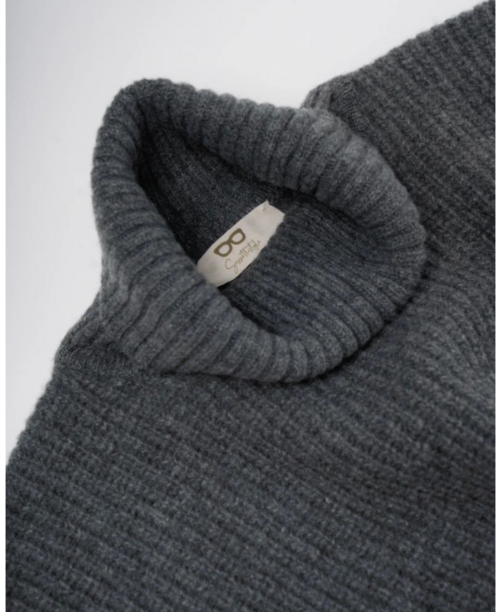 Davantino - Collo Alto Lana Grigio Donna DAV01 04 GRIGIO I25