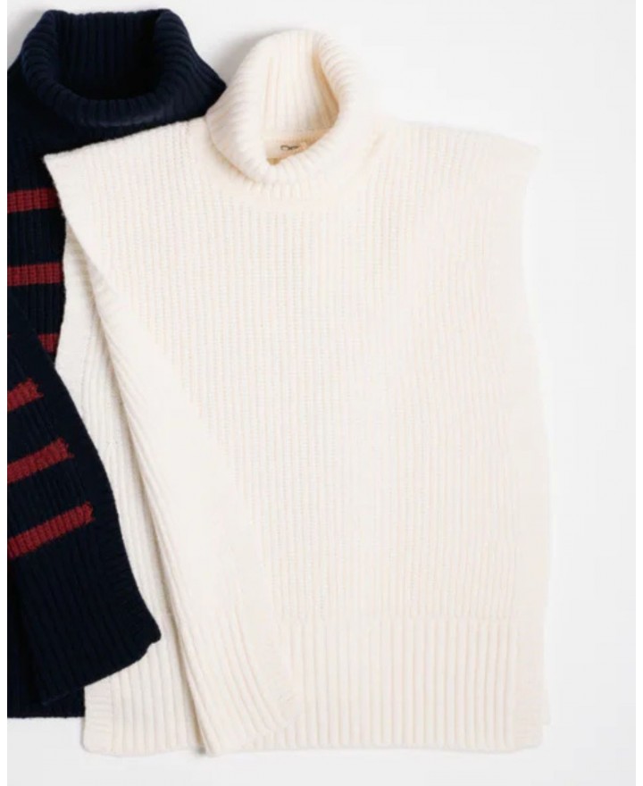 Davantino - Collo Alto Lana Bianco Donna DAV01 01 BIANCO I25