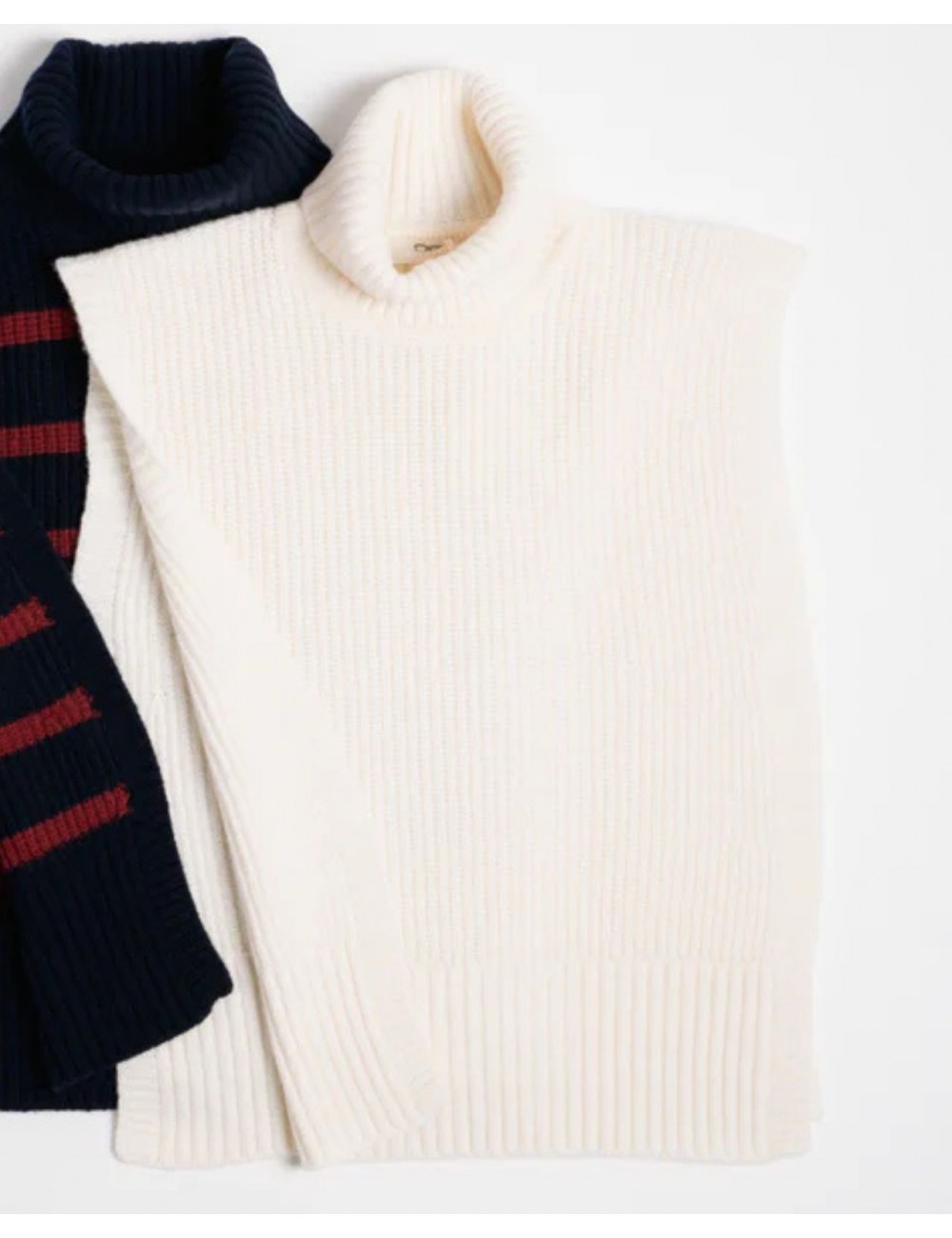 Davantino - Collo Alto Lana Bianco Donna DAV01 01 BIANCO I25