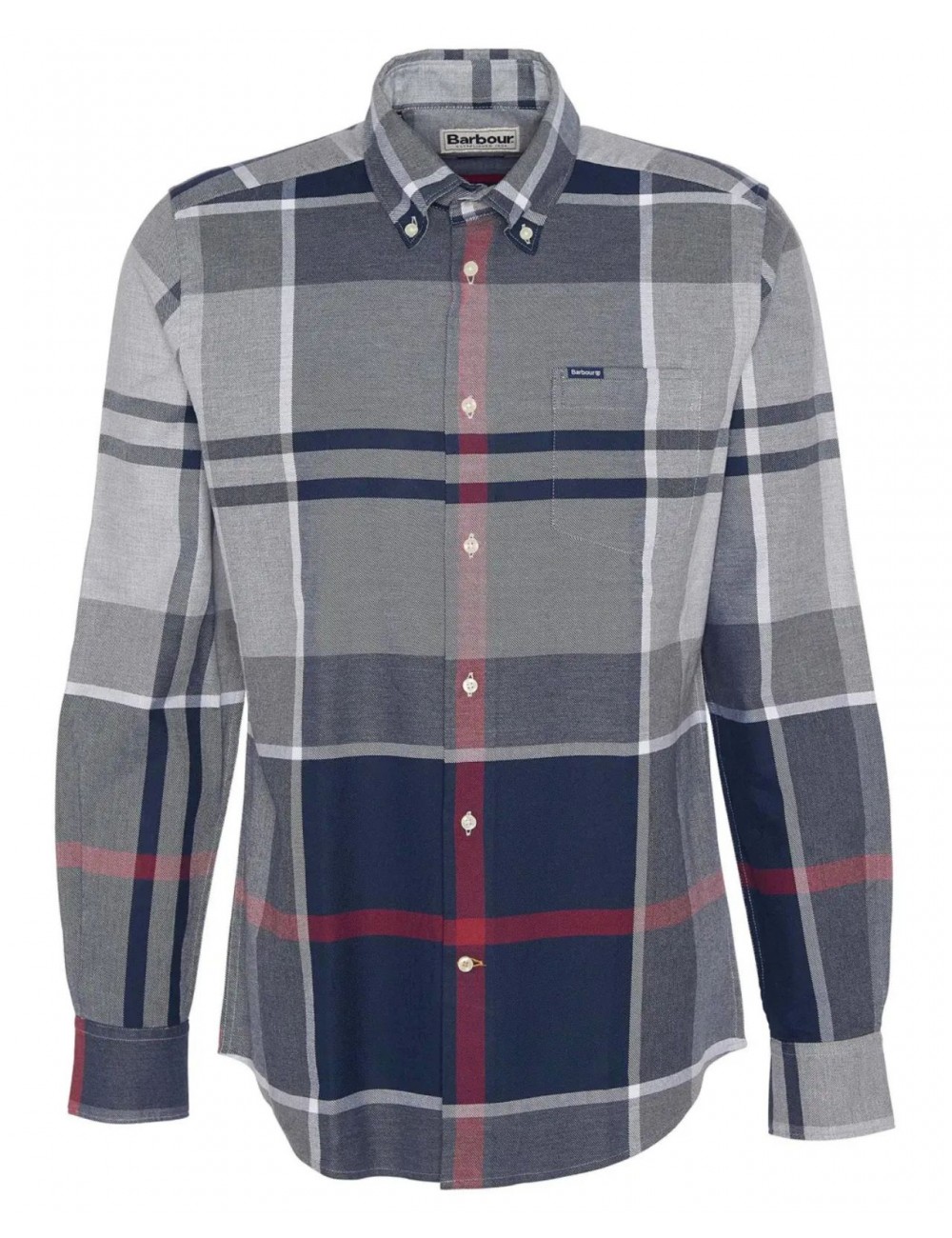 Barbour - Camicia Azzurra Scacchi Larghi Uomo MSH4980 TN21 I25