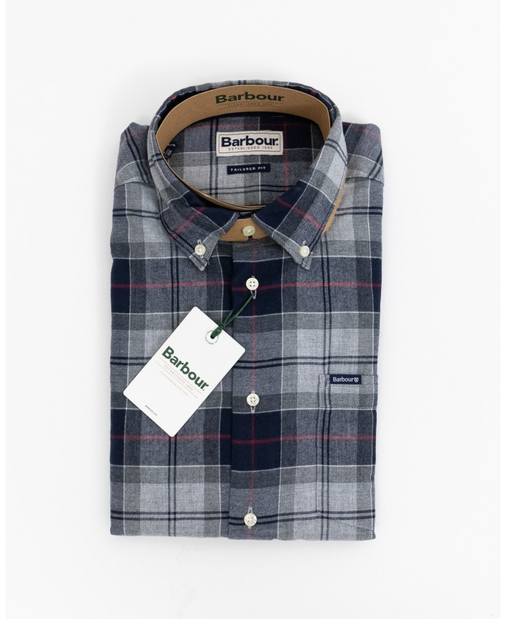 Barbour - Camicia Azzurra/Blu Scacchi Larghi Uomo MSH4991 TN21 I25