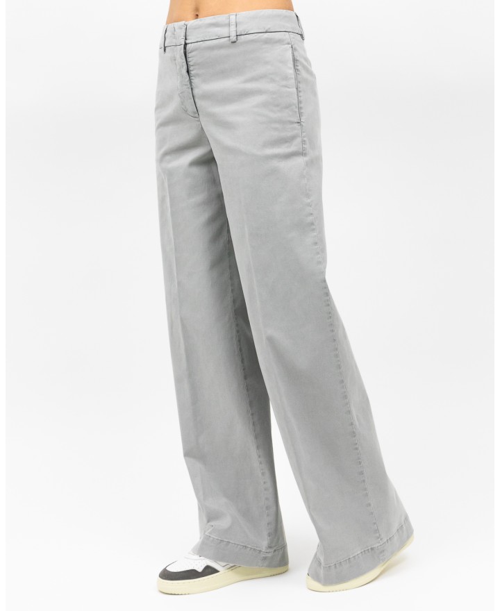 Peserico - Women's Gray Palazzo Pants M04839T30Z 071 I25