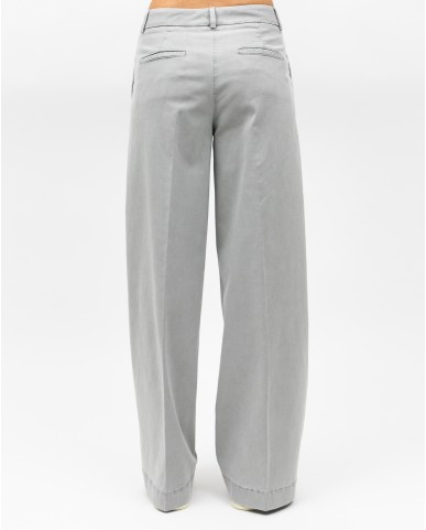 Peserico - Women's Gray Palazzo Pants M04839T30Z 071 I25