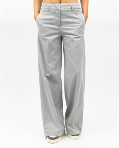 Peserico - Women's Gray Palazzo Pants M04839T30Z 071 I25