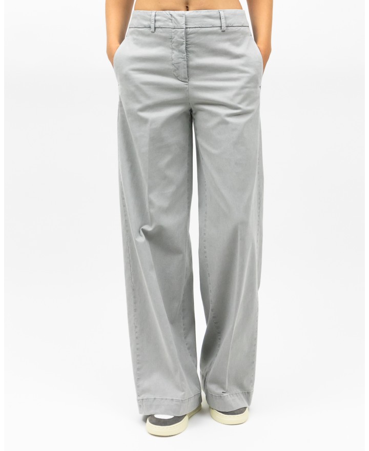 Peserico - Women's Gray Palazzo Pants M04839T30Z 071 I25