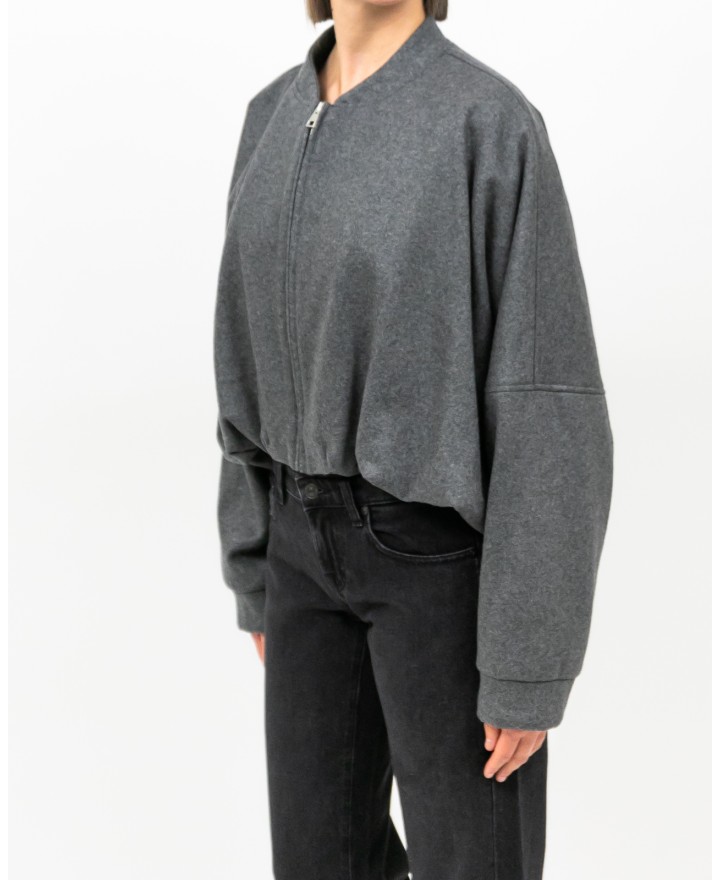 Tela - Giacca Crop Ferdi Grigia Donna 520003 V030 GRIGIO I25