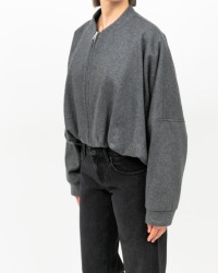 Tela - Giacca Crop Ferdi Grigia Donna 520003 V030 GRIGIO I25