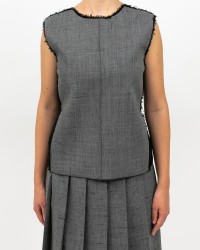 Tela - Top Gilet Miglio Grigio Donna 170046 V001 GRIGIO I25