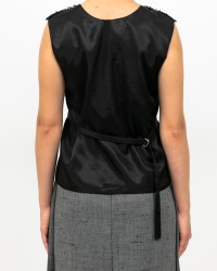 Tela - Top Gilet Miglio Grigio Donna 170046 V001 GRIGIO I25