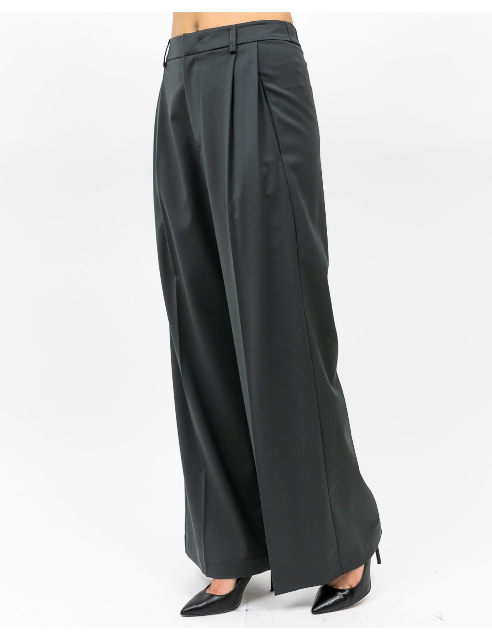 Tela - Pantalone Niside Grigio Donna 140264 V092 GRIGIO I25