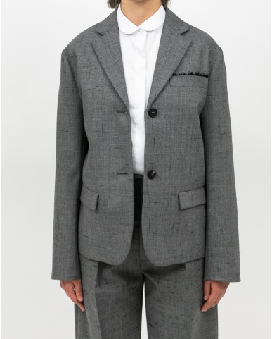 Tela - Giacca Monopetto Solare Grigia Donna 060118 V001 GRIGIO I25